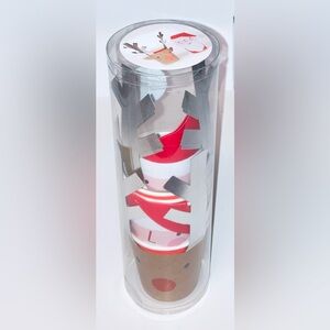 Santa & Reindeer Paper Cups & Sleeves Set - NEW!